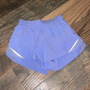 Purple lululemon shorts